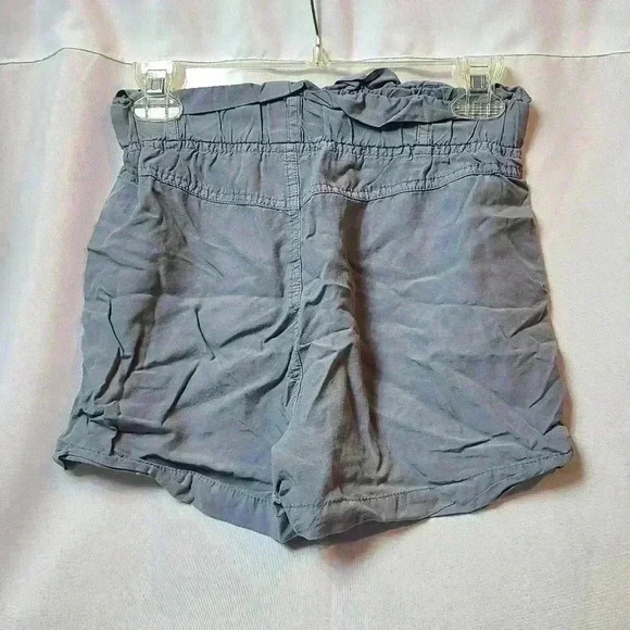 Thread and Supply Extra Small Blue Grey High Rise Elastic Shorts - Picture 2 of 3